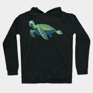 Turtle Illustration Hoodie